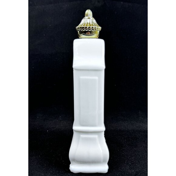 Avon Armoire Decanter Field Flowers Foaming Bath Oil Empty Bottle Milk Glass Vtg - Picture 6 of 16